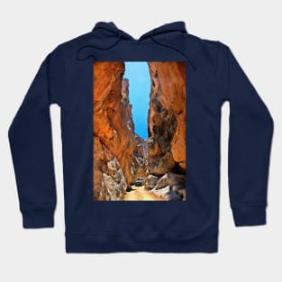 Between a rock and a hard place Hoodie